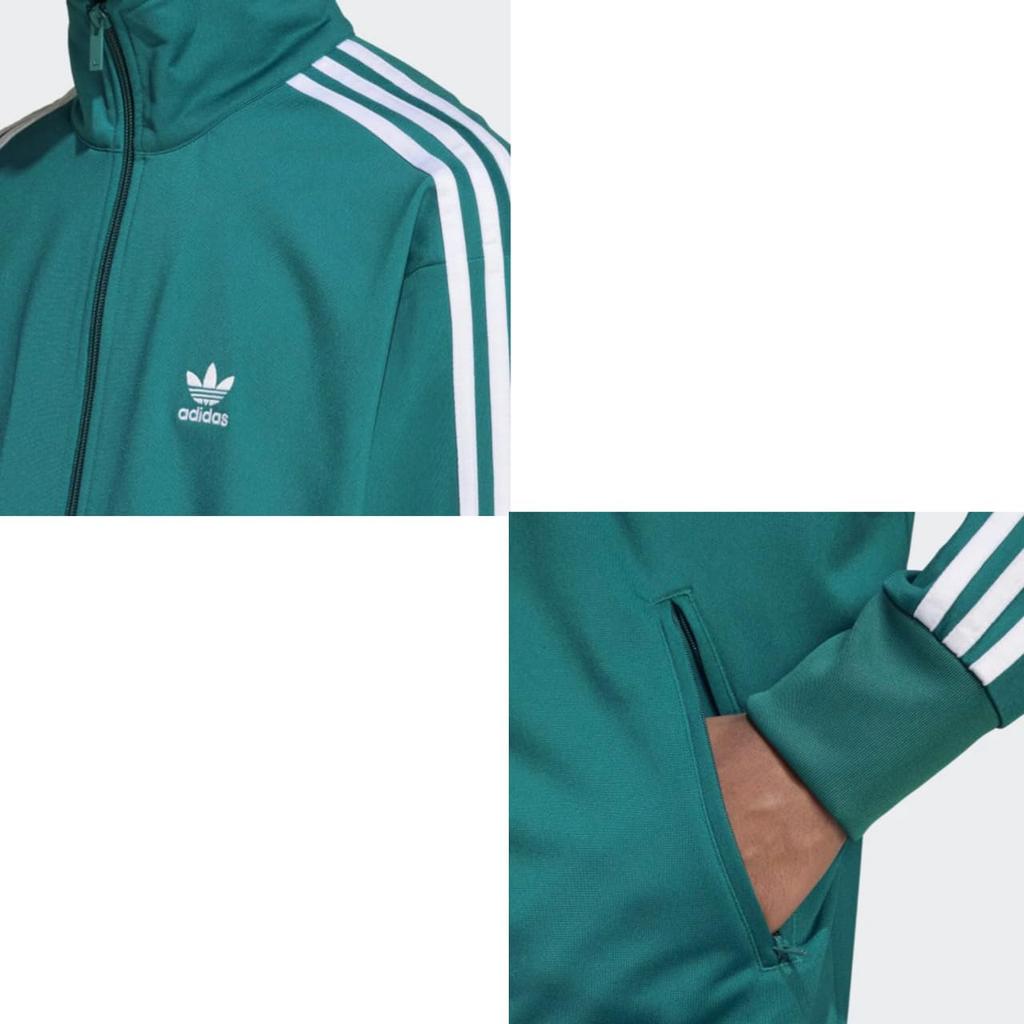 Adidas Originals Adicolor Classics Firebird Trainingsjacke und Hose Größe L Taille Trainingsanzug IY9889 x Grünes Set, (Brust 93-96cm, 79-82cm), Set, IY9895,