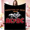 Angus Young Rock Guitar Blanket Camping Trip Soft And Comfortable Office Rest Blanket Bedroom Outdoor Plush Blanket