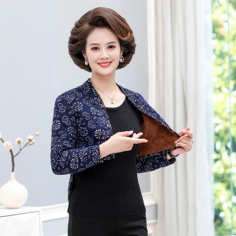 Women's Camel Hair Cotton Vest - Mid-Aged & Elderly, Warm, Thickened, Plus Velvet, Short-Sleeved, Waist & Shoulder Protection.