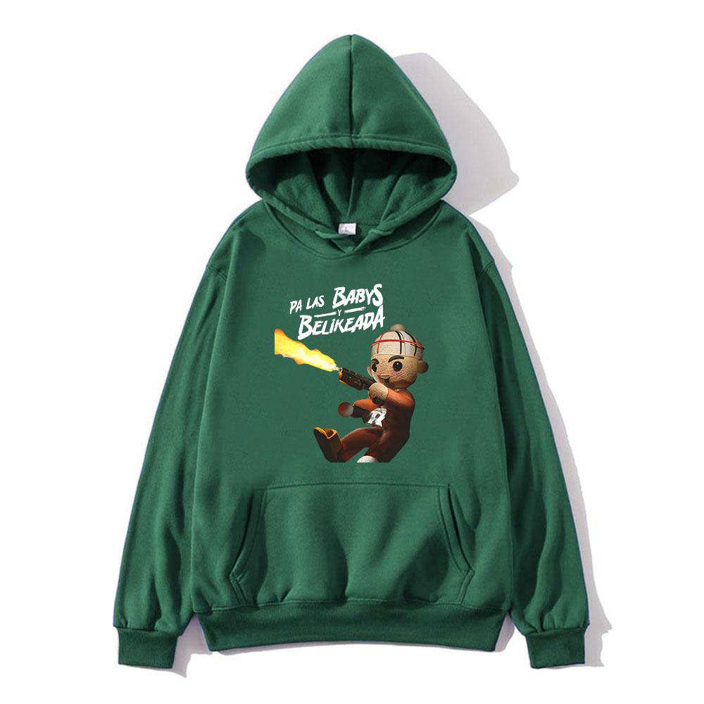 Fuerza Regida Hoodies Fleece Casual Long Sleeve Sweatshirts with Pocket Heavy Mental Graphic Printing Hooded Mens Tops