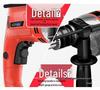 Electric Hand Drill Set with Drill Bits for Woodworking & Household Tasks