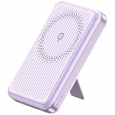 Innostyle Powerswitch Rýchla Indukčná Powerbanka Pre Magsafe 10000mAh Stojan Fialová