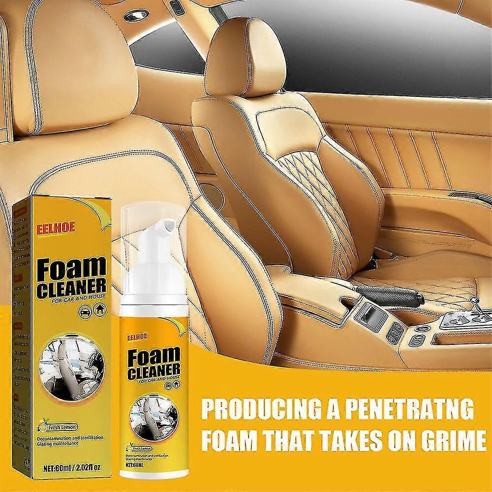 3 szt. Wielofunkcyjny środek czyszczący w piance do wnętrza samochodu, domu, kuchni, spray 100 ml - PJ