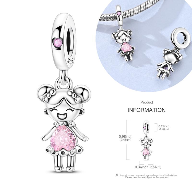 New Graffiti Butterfly Charm 925 Silver Glow Firefly Travel Love Heart Cat Clip Beads Fit Bracelet Necklace DIY Jewelry