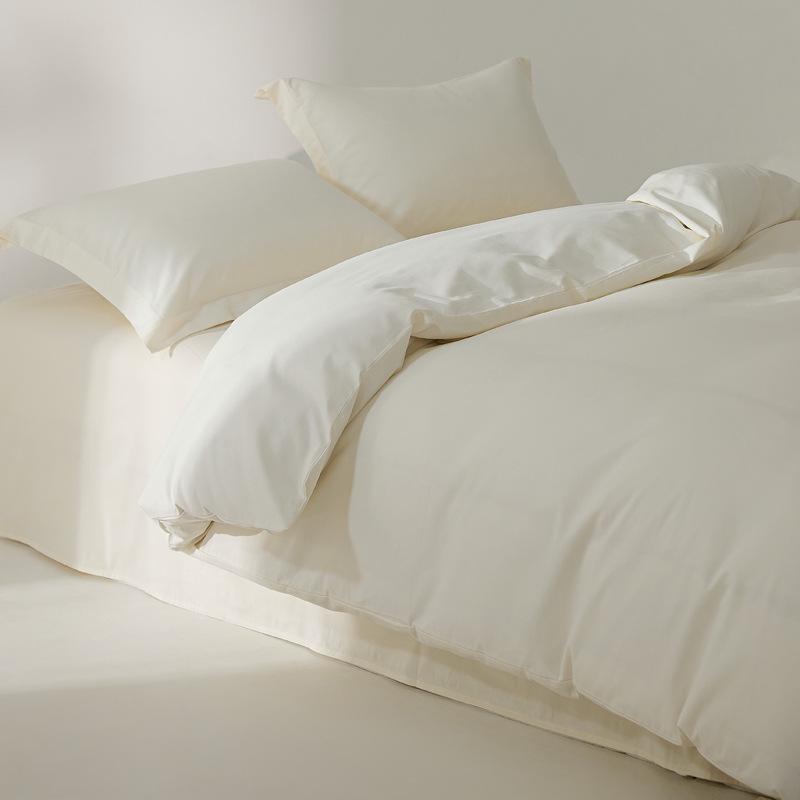 Xinjiang Long-Staple Pure Cotton Brushed Quilt Cover - Warm, Solid Color, Simple Design for Winter (Single/Double)