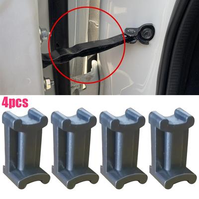 4X Nur Für Vordertür Für Honda CIVIC COUPE VII-VIII 2001-2010 Auto Tür Prüfen Band Reparatur Kit Stopper Dämpfung Clip Schwarz
