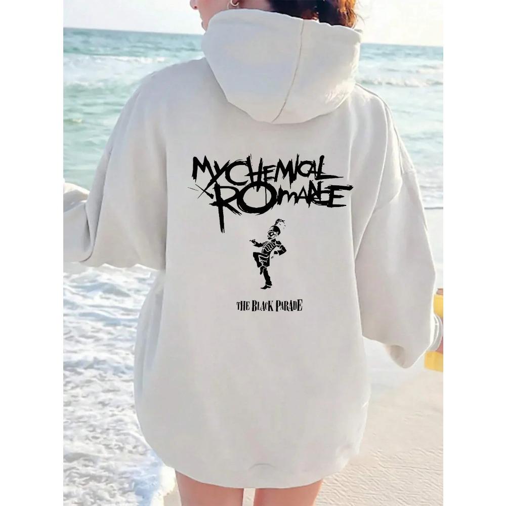 My Chemical Romance Mcr Band Aufdruck Herbst Winter Hoodies Locker Hohe Qualität Bequem Punk Emo Rock Mode Oberteile