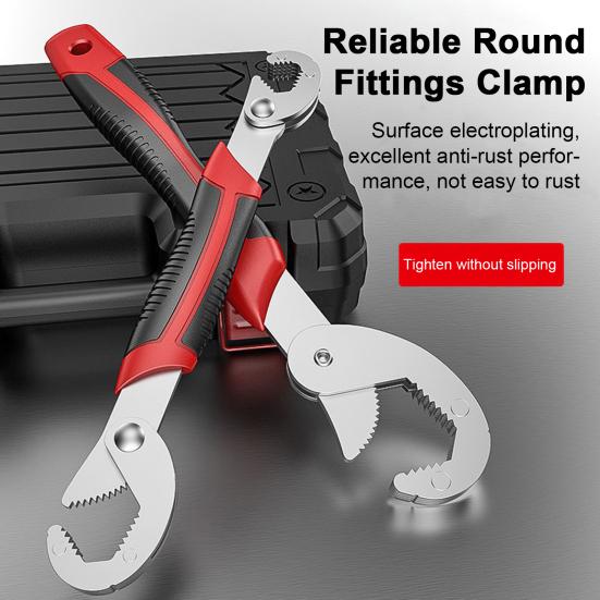 Quick Adjustment Hand Tool Multifunctional Universal Adjustable Wrench, Single/Double End Spanner for Industrial Mechanical Equipment Wrench