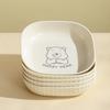 Japanese Style Cartoon Bone Dish Set
