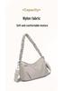 Nylon Pleated Strap Women's Crossbody Bag - Lightweight, Versatile, Simple Shoulder Bag for Commuting and Casual Use