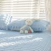 1/2pc Natural Latex Thickened Cooling Pillowcase Korean Style Ruffled Summer Pillow Cases Solid Ice Silk Breathable Pillow Cover