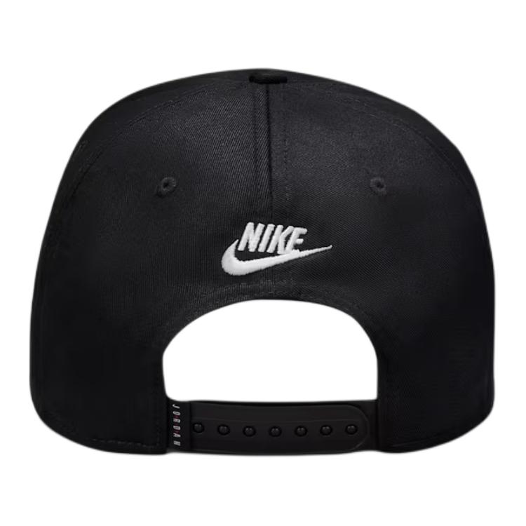 Jordan Structured Design Cotton Baseball Cap Unisex Caps Black White IQ0937-010