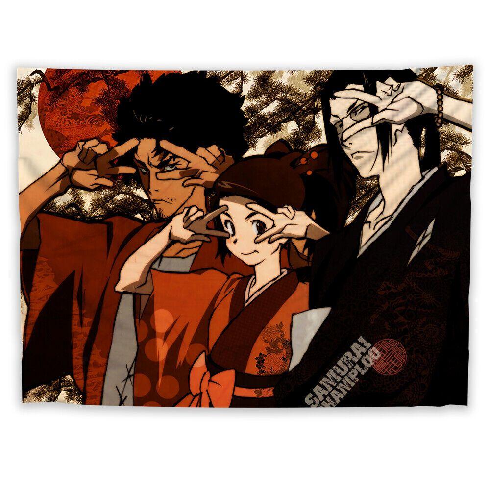 Tapestry Samurai Champloo Fu Mugen Jin 75x100