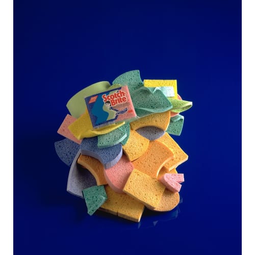 3M Power Sponge No. 3005 For Sanitary Ware Ao Polyester Nonwoven Fabric Japan JSP063