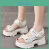 Summer Sports Women Thicksoled Sandals And Leisure Hook And Loop Women Shoes Nonslip Lightweight Platform Shoes
