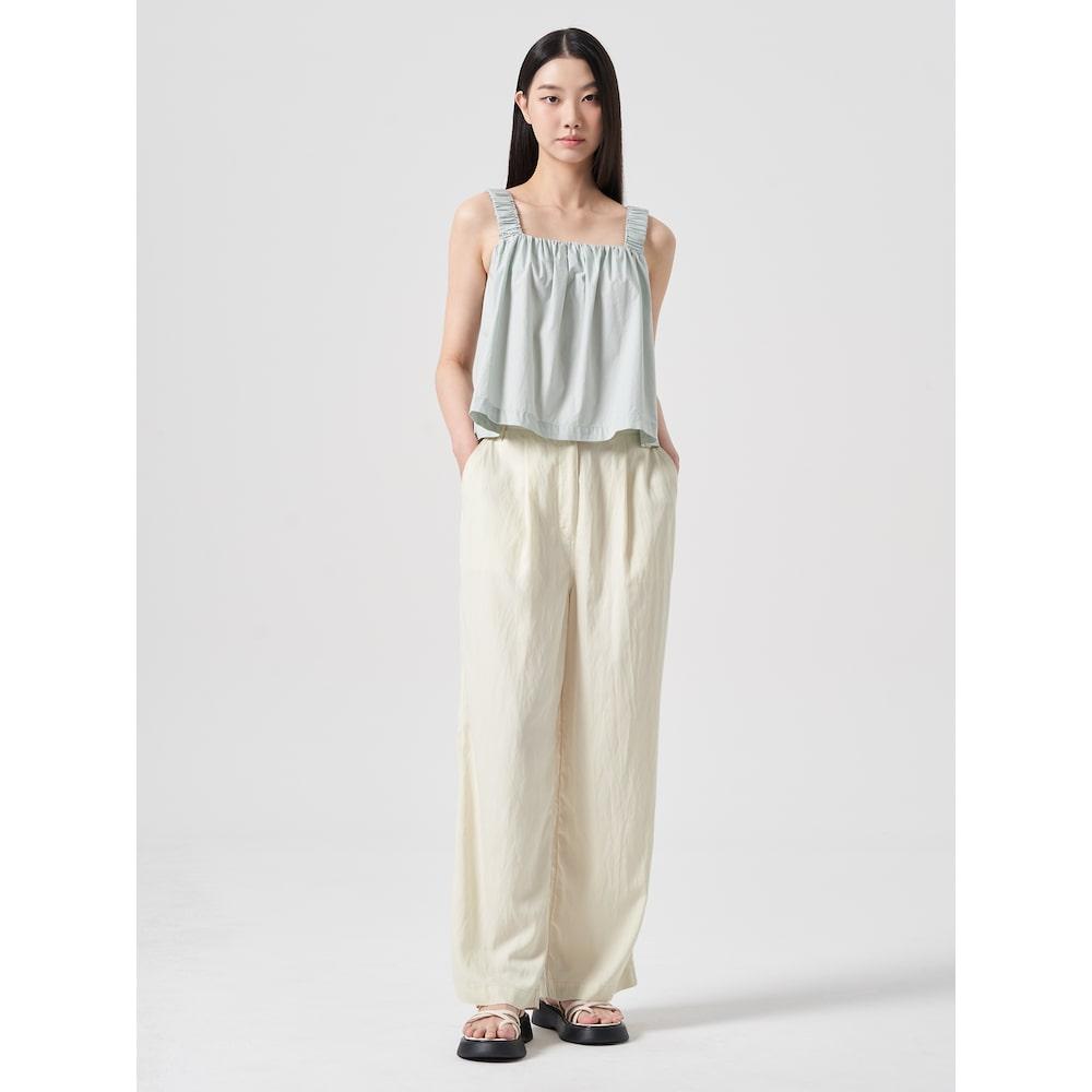 8SECONDS Wide Rayon Pants Ivory (324621Ly20)
