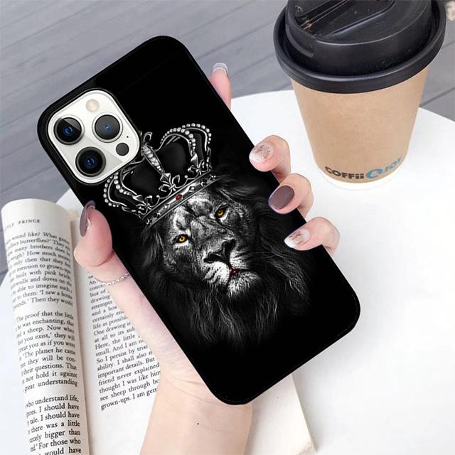 Lion Animal Phone Case For Apple iPhone 17 Air Pro Max Plus Coque For iPhone 17 Air 14 15 16 13 12 Max Cover