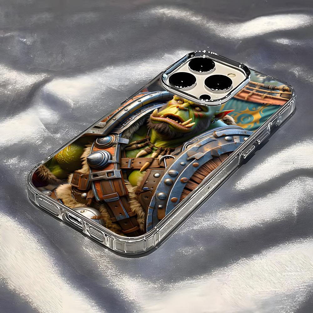 World Of W-Warcraft Phone Case For IPhone 17 Pro Max 16 15 14 Pro Max IPhone 13 Pro Max 11 Plus Transparent Cover