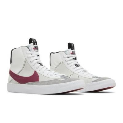 Blazer Mid 77 SE GS Weiß Rush Maroon DH8640-101