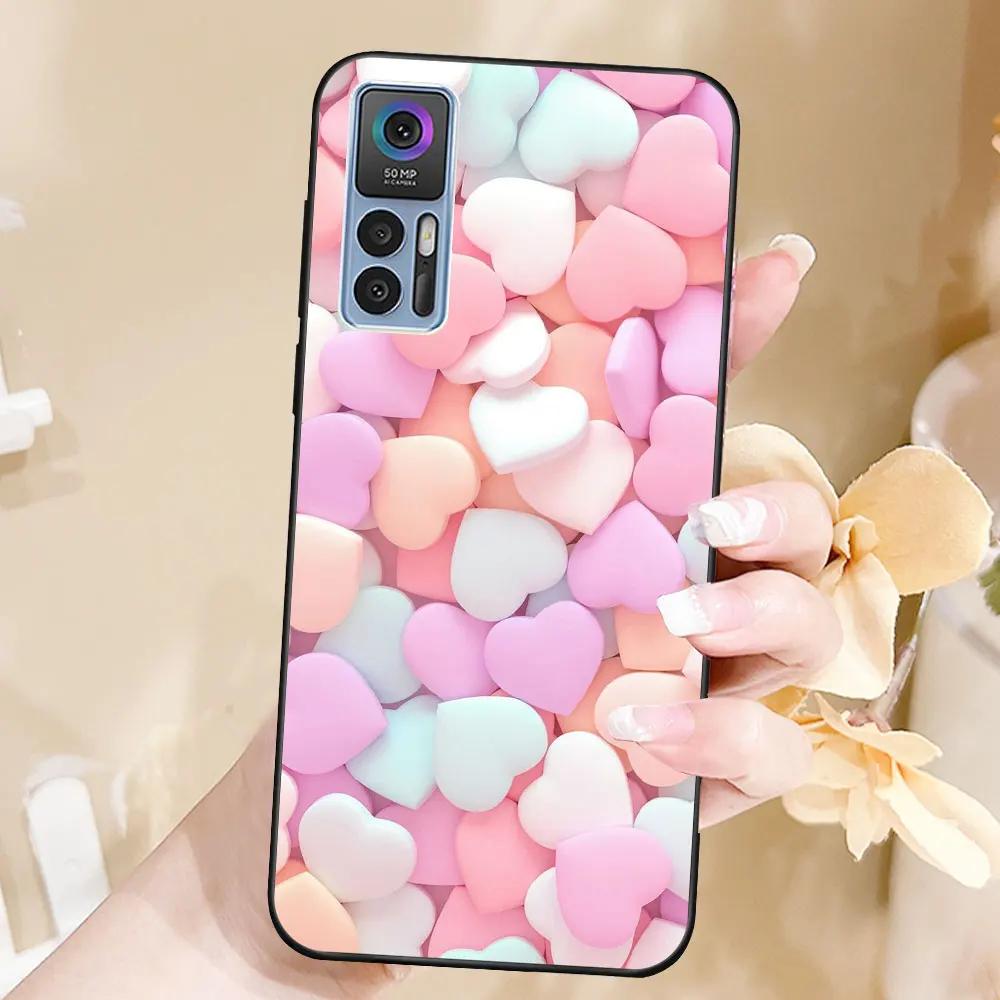 Case For TCL 30 5G Coque TCL 30 Plus TPU Soft Silicone Fashion Phone Funda For TCL 30 Plus Back Cover Case Luxury Capa Bumper