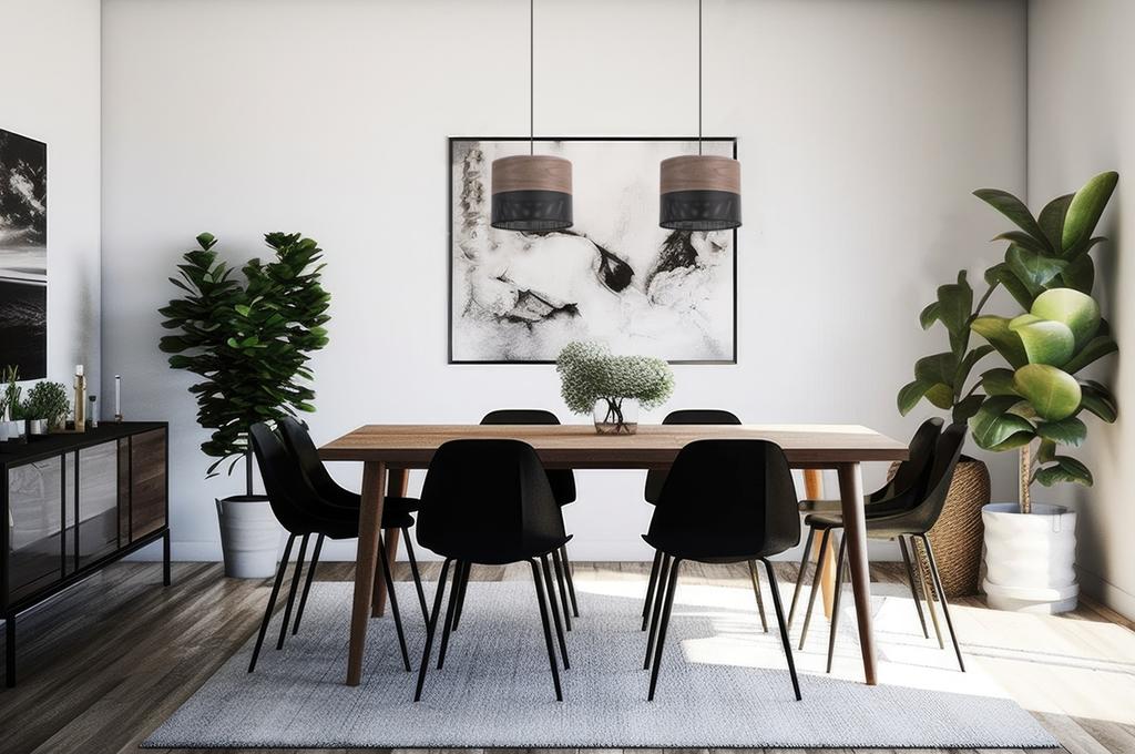 Single Hanging Lamp, Walnut Veneer Lampshade 20Cm