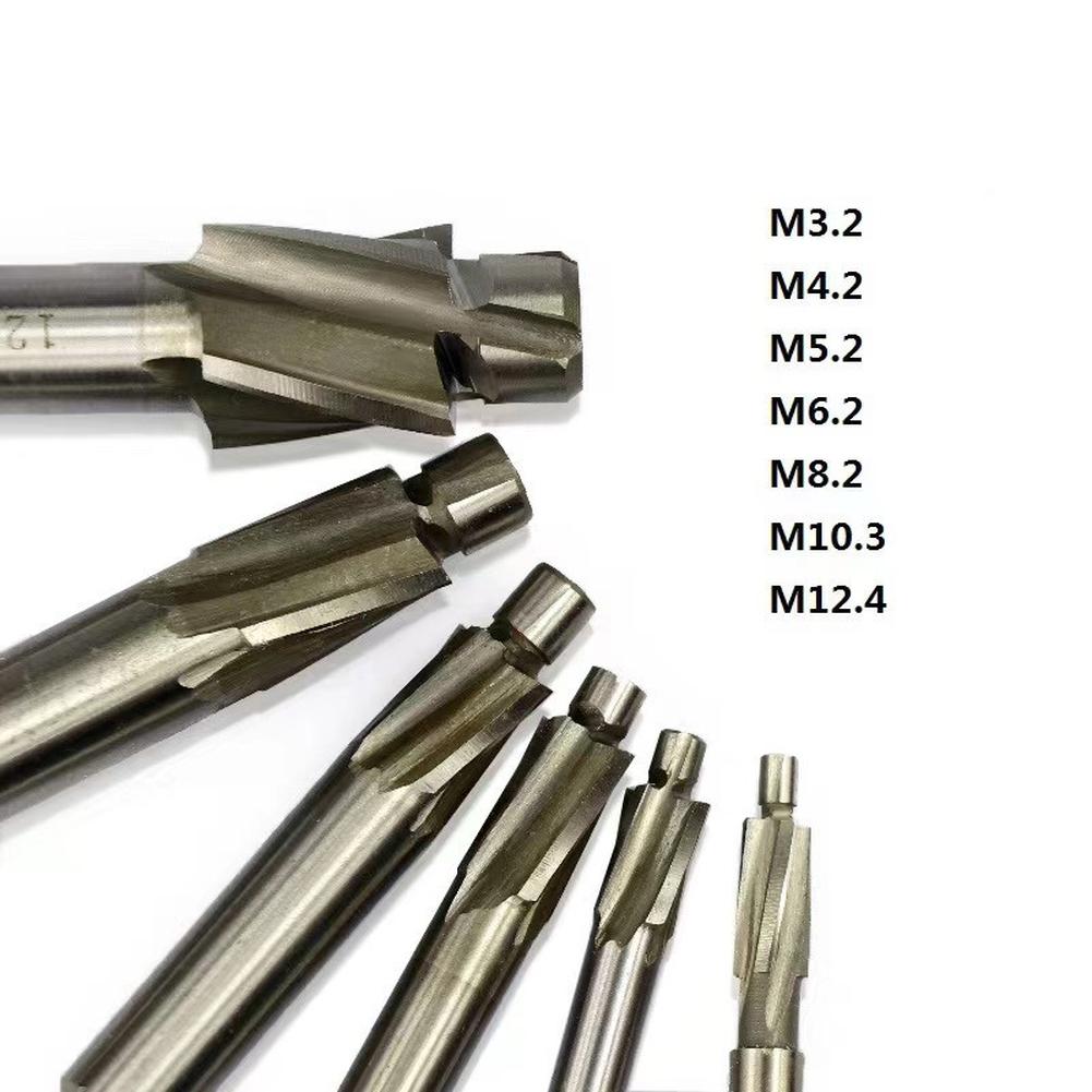 HSS Flat Countersink Drill Bit Set Designed for M3 M5 M6 M8 M10 Threads on CNC Milling and Engraving Machinery