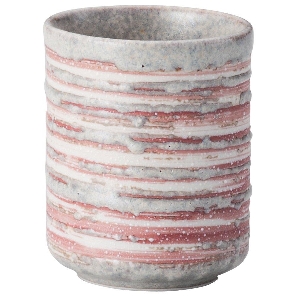Yamashita Crafts 7 x cm Striped Weave Long 15022350 Teacup, Porcelain, 8.5 (220cc), Teacup,