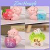 Fruits Cat Resin Figurine Creative Desk Decor For Office And Gift Giving