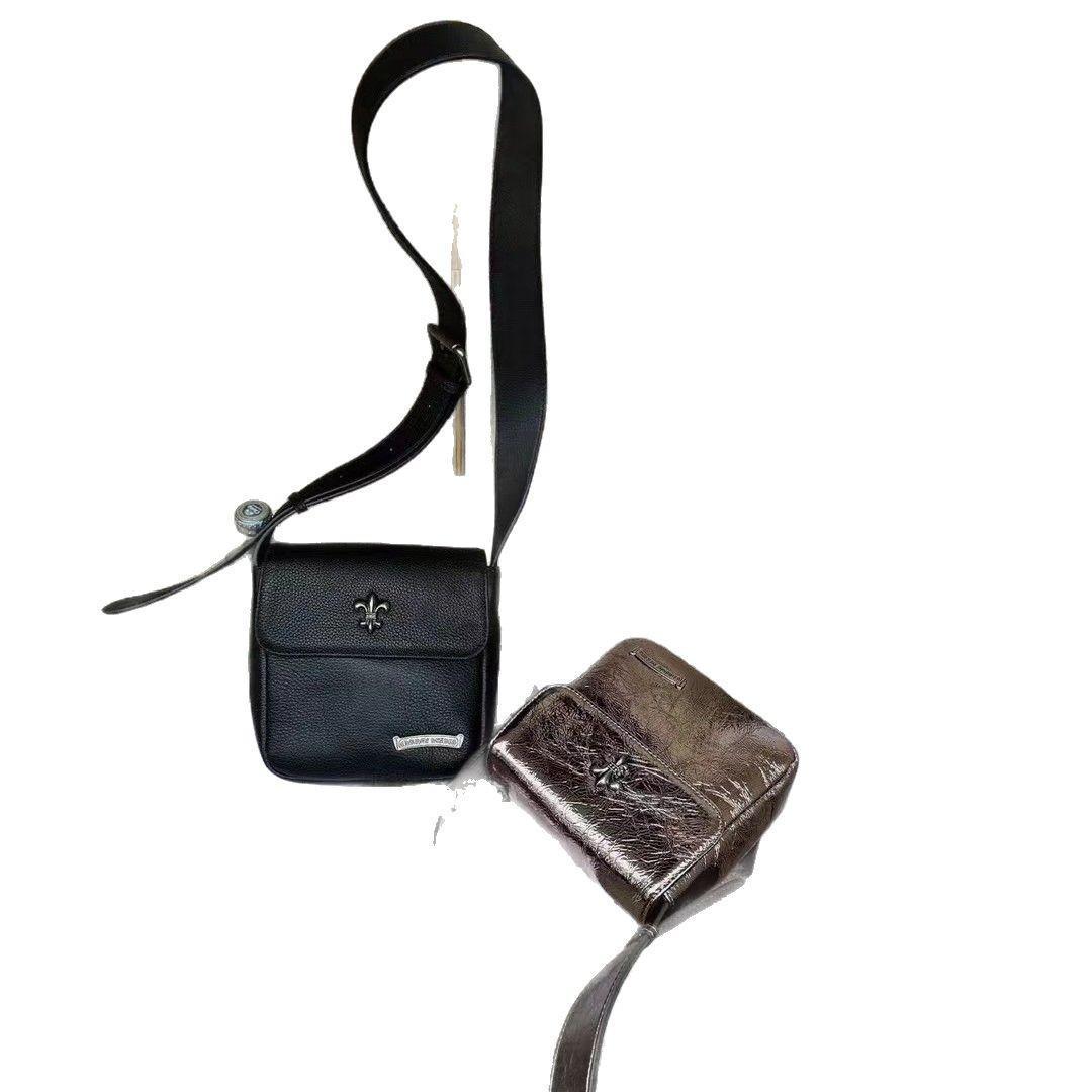 

Весна 2025 Высококачественная кроссбоди из натуральной кожи: Модная нейтральная сумка-тофу бронзовый