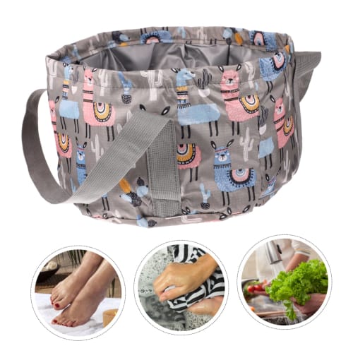 SKISUNO 1-Piece Portable Folding Water Basin, Foldable Features: Camping, Foldable Bucket, Outdoor Folding Water Basin, Portable Foot Bathtub