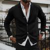 2026 Winter New Style Solid Color V-Neck Long Sleeve Pocket Knitted Sweater Jacket