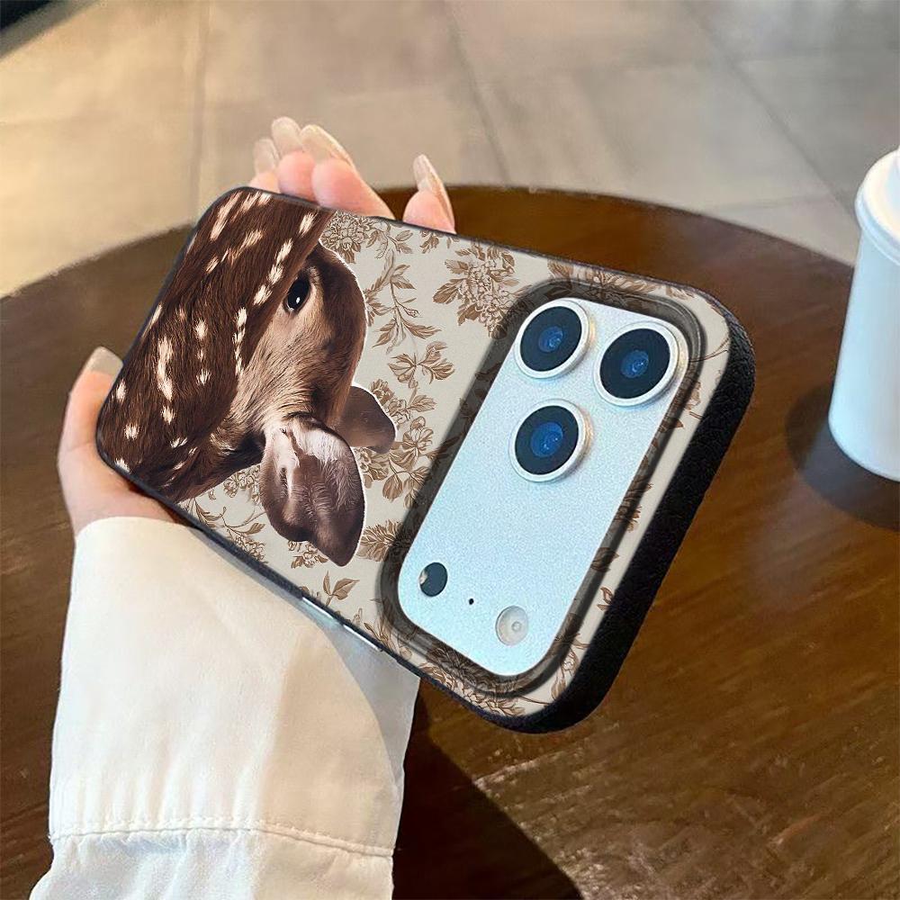 Bowtie Reindeer Phone Case For iPhone 17 13 15 11 14 12 16 Pro Max 15 Plus 16e Air Soft TPU Silicone Cover Funda
