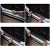 GLC GLB 1/4/5Pcs Carbon Fiber Car Door Sill Scuff Plate Decor Stickers For Mercedes Benz AMG Smart W205 C300 W203 W206 W108 W12