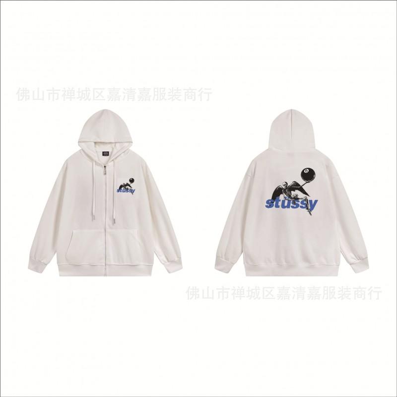 Mens Oversized Zip-Up Hooded Sweatshirt Casual Streetwear Cotton Pullover Fall