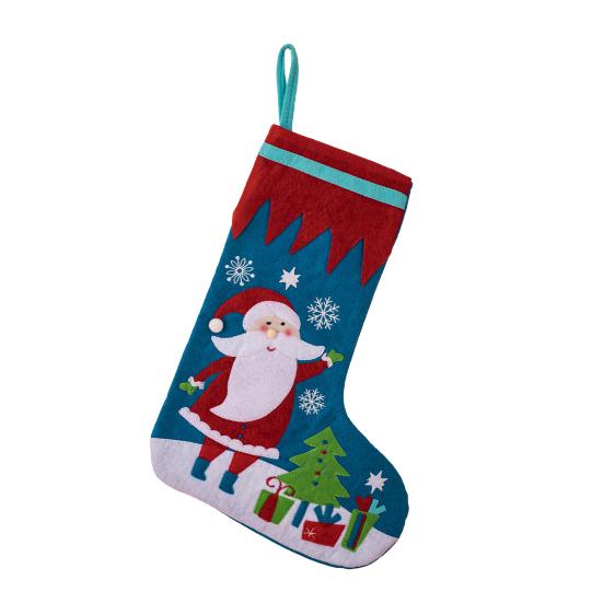 

Рождественские подарочные носки, креативный красный и синий дизайн для старика с подвесной веревкой, рождественские украшения, чулки