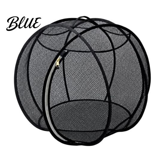 Outdoor Cat Adventure Gear 27" Hamster Ball Rolling Enclosure Foldable Breathable Mesh Playpen Portable Pet for Cats with Metal Support &