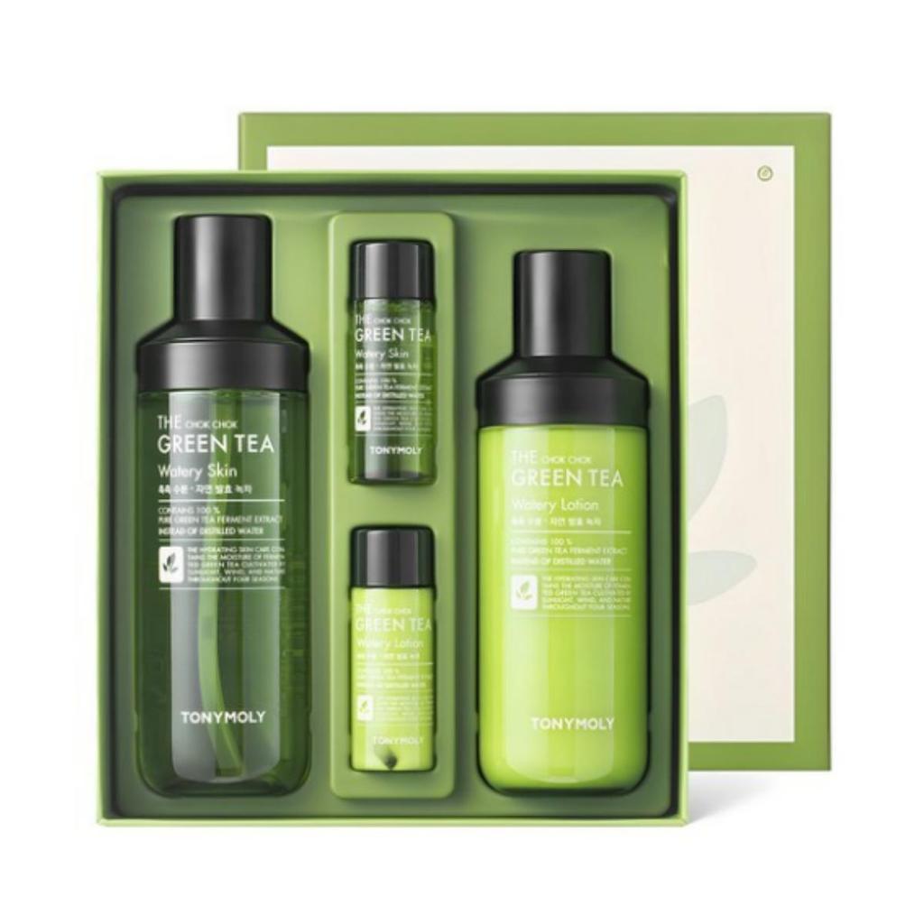 TONYMOOLY The Chok-Chok (The Moist) Green Tea Hydration 2‑Piece Set