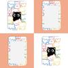 1 Pz Porta Carte Gatto Carino Per Studente Porta Fotocard Gatto Kawaii Idolo Kpop Portatile Porta Badge Laccetto