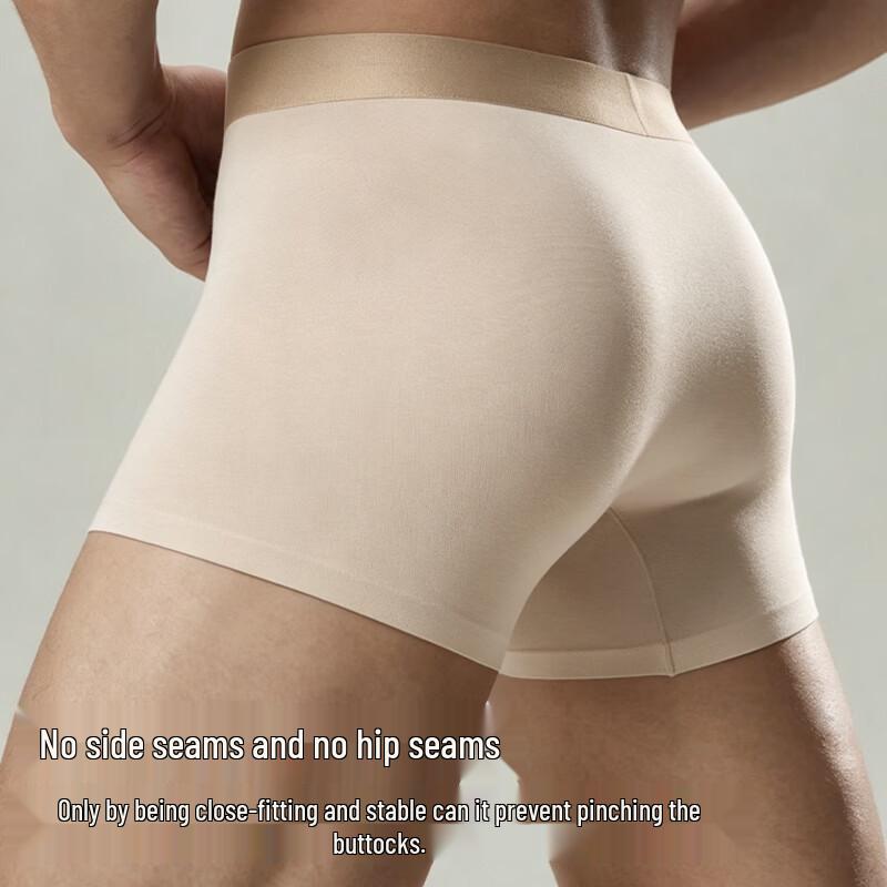 Mengyangwang Men's Seamless Modal Boxer Briefs