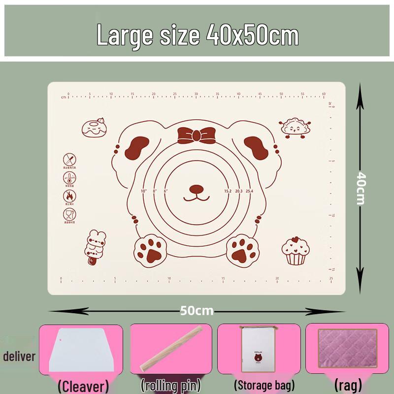 Zhaoran Thickened Food-Grade Silicone Kneading Mat