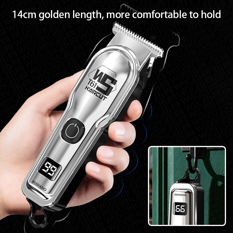 Cichy zestaw do strzyżenia włosów dla niemowląt - Bezpieczny trymer, Cichy dla noworodków, Zaokrąglone ostrza, Akumulatorowy, Bezbolesne i bezstresowe strzyżenie w domu dla dzieci