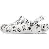 Classic Clog Skull Print White 208993-103