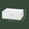 1PC Double-Layer Jewelry Storage Box With Lock For Earrings, Necklaces And Other Accessories, Organizing Box.