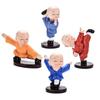 Baby Monk Kung-Fu Buddha Set of 4 Statue for Home Decor | Office | Car Dashboard Decorative Showpiece - 5 Cm