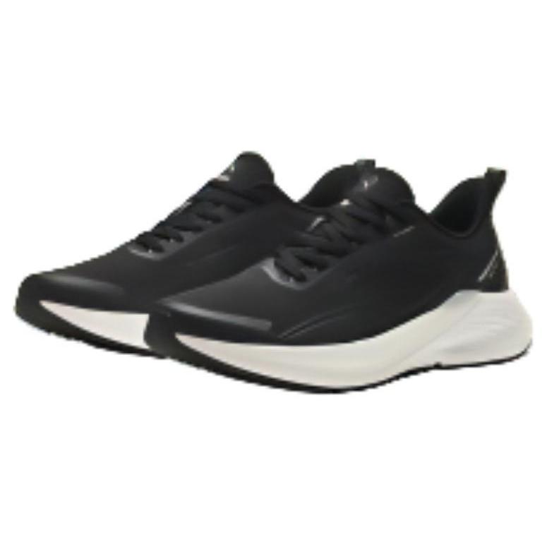 New Anta Hydrogen Run 6th Generation Cushioning, Wear Resistant Low Top Running Shoes Men's Black White 112425540-6