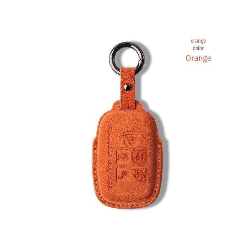 Nubuck Leather Key Case for Range Rover Models (Sport, Evoque, Defender, Discovery Sport, Velar, Freelander)
