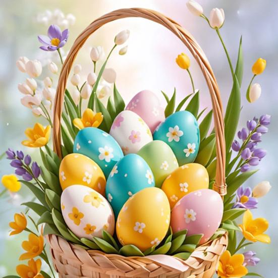 Window Sticker Healing Spring Window Scene Peel Stick Static Privacy Film Easter Bunny Egg Design Windows Doors Mirrors Decal