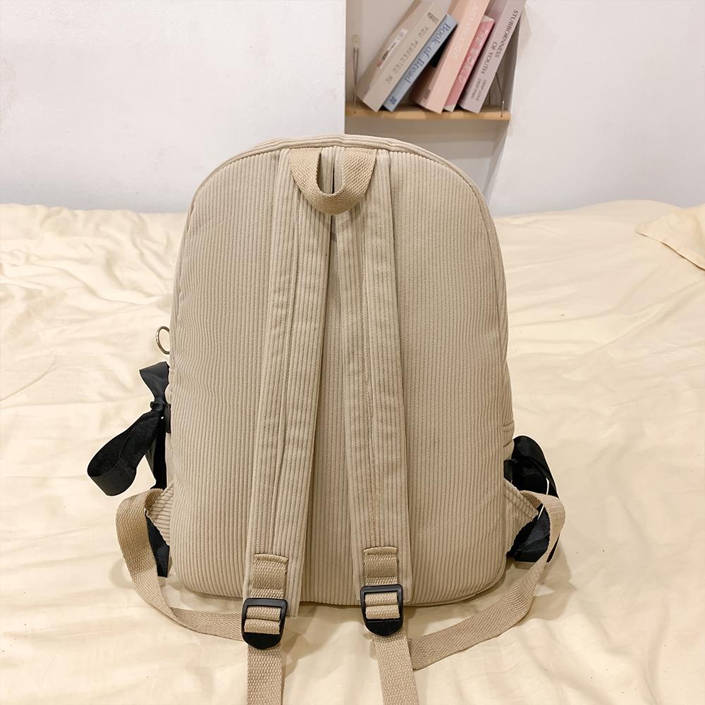 Backpack Commuting Versatile Female College Students High Beauty Backpack Bow Backpack