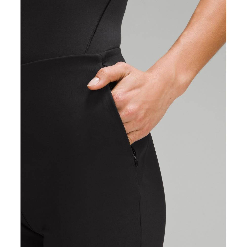 LululemOn Smooth Fit Pull On High Rise Cropped Pant Black