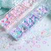 Iridescence Stars Moons Glitter Nails Accessories Decor Mermaid Sequin Nail Art Supplies For Professionals Flakes Nail Parts